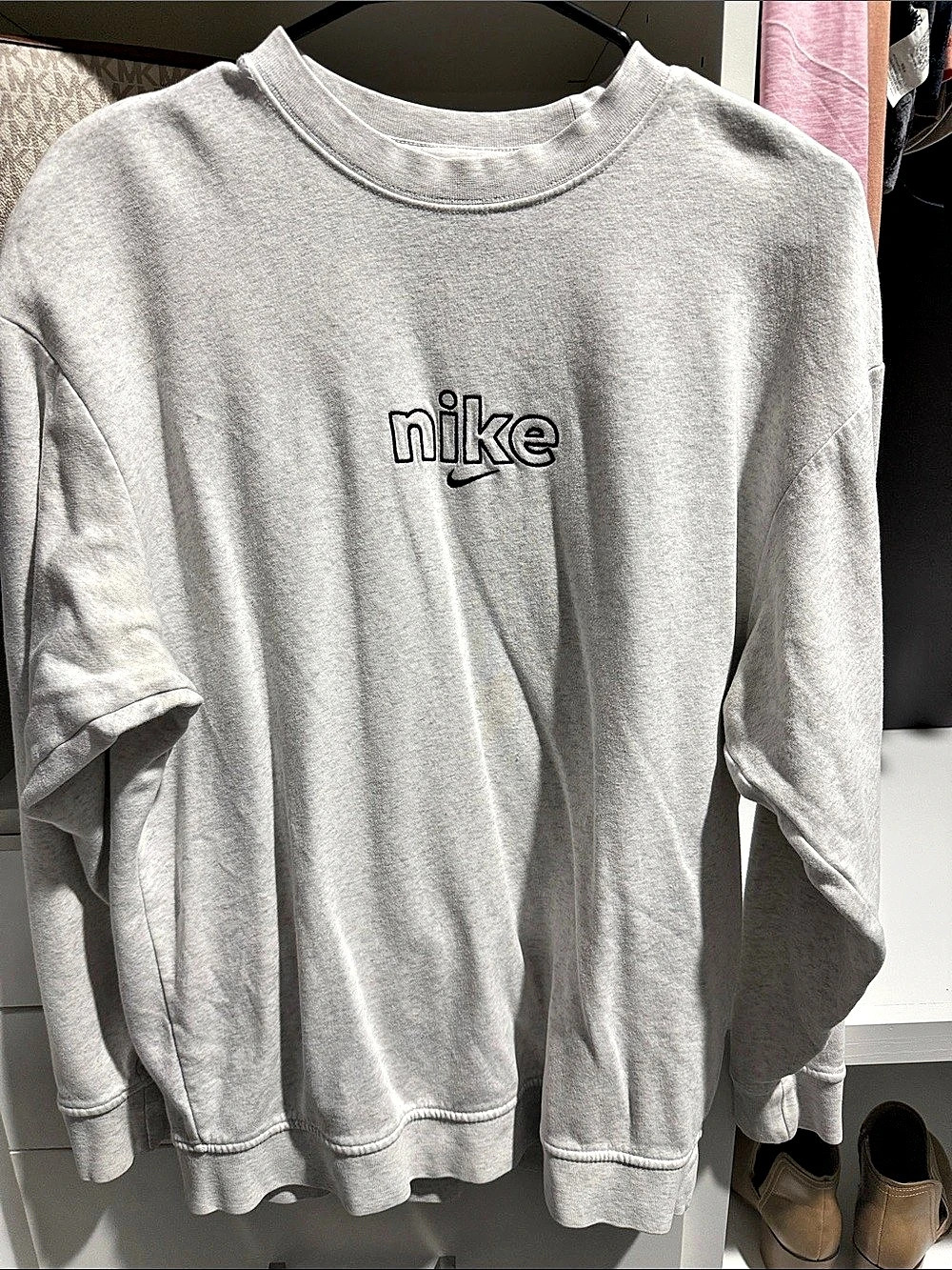 Nike Gray Crewneck Sweatshirt